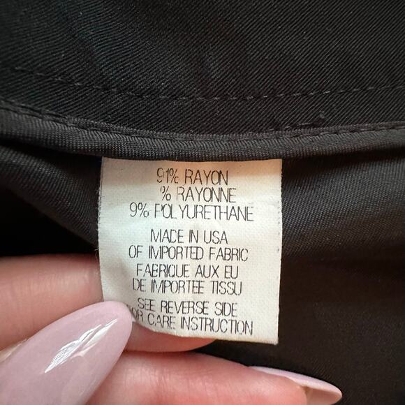 Theory black pencil skirt size 0 - Picture 5 of 8